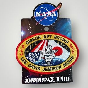 NASA Gibson Apt Brown Lee Davis Jemison Mohri 3.5 X 5.5 in IRONING PATCH USA New